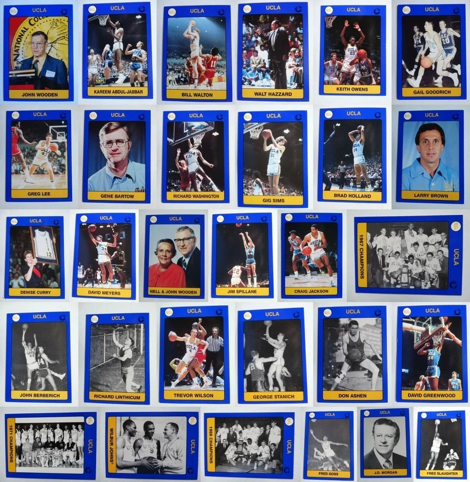 1991 UCLA Collegiate Collection Cards 1-144 -You Pick your Players - Image 2 of 2