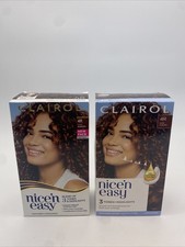 2 pack Clairol Nice'n Easy Women's Permanent Hair Color 4R Dark Auburn