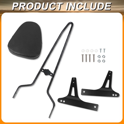 for Harley Dyna FXD FXDB FXDWG FXDSE 2006+ Passenger Backrest Detach Sissy Bar - Picture 6 of 9