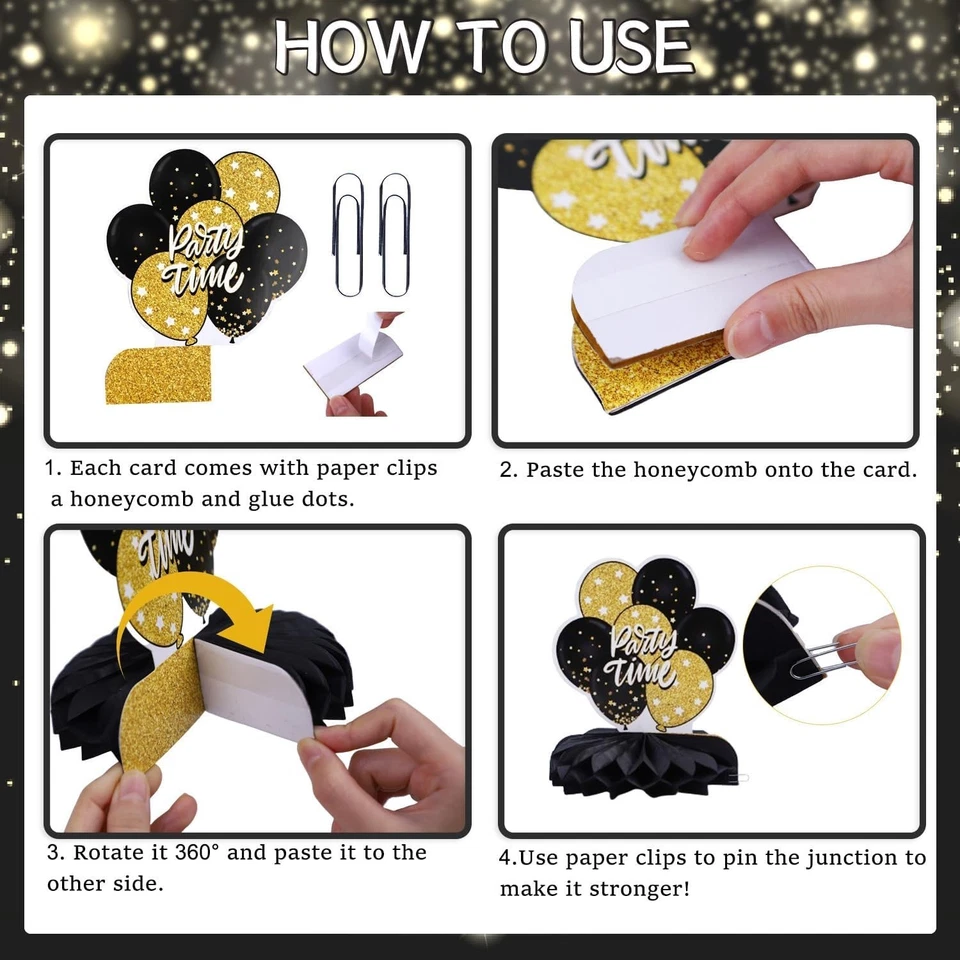 Refavor 9 Piezas 60 Cumpleaños Fiesta Decoraciones - 60 Cumpleaños Decoración Hombres Mujeres... Foto 2 de 4