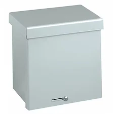 Wiegmann Rsc081004g Padlockable Hasp Electrical Enclosures, 10 In H, 4 In D, 8