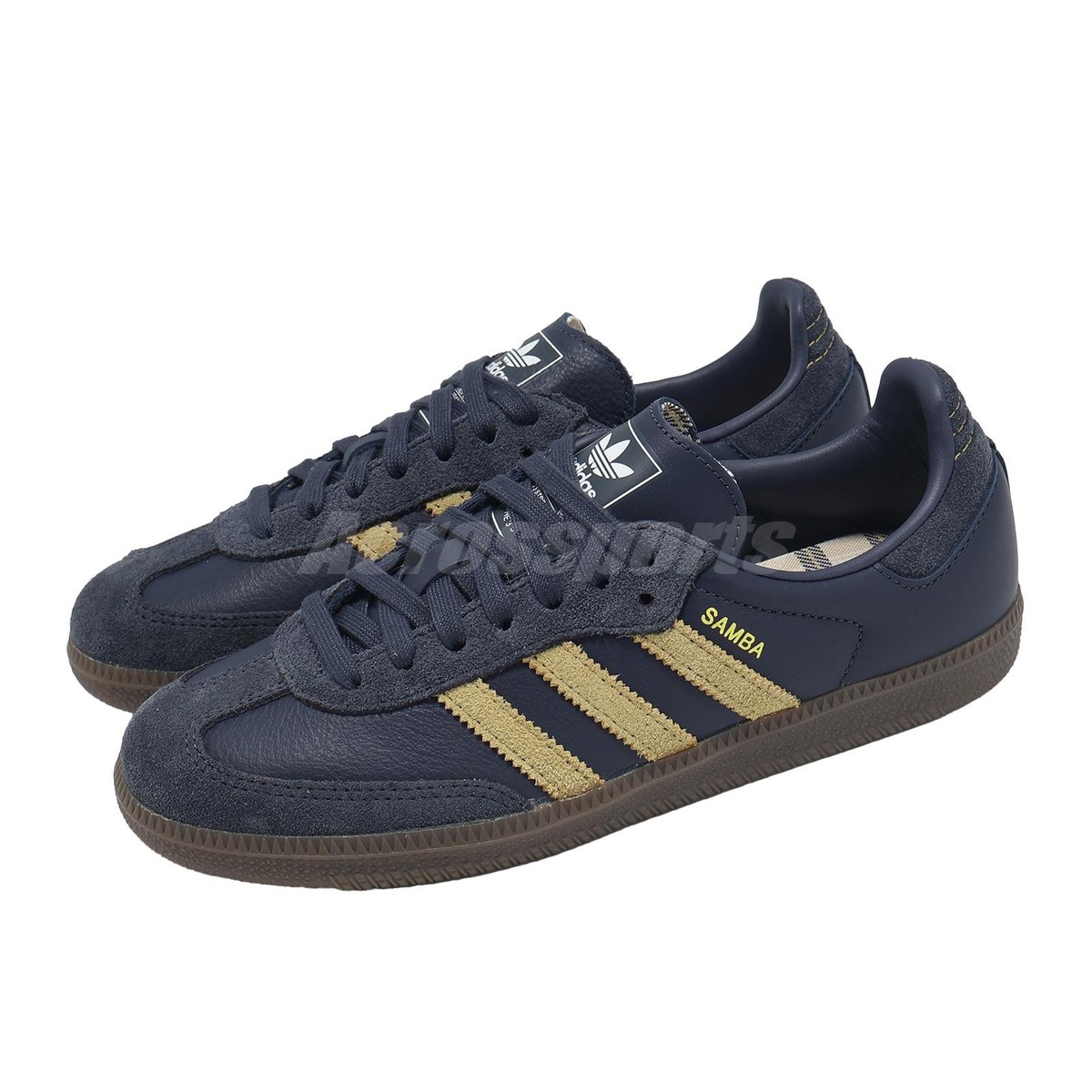 adidas Originals Samba OG Shadow Navy Golden Bell Gum Men Unisex 