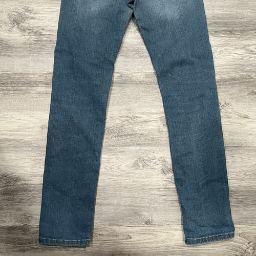 Levis 510 Skinny Fit Jeans Boys Blue Denim Adjustable Waist Size 14 - Picture 6 of 11
