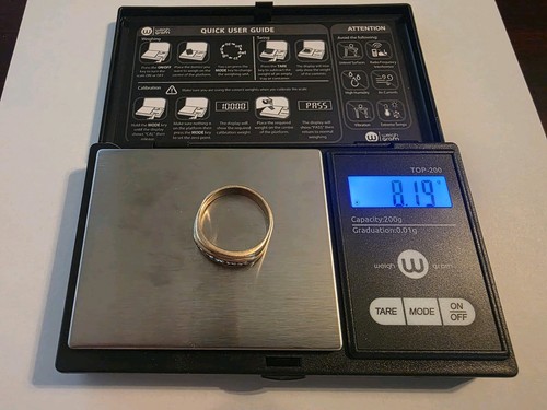 Gold Mens Ring 14k Gold Tested