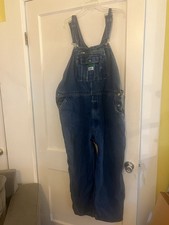 Liberty Men's Stonewashed Denim Bib Overalls, 48x30