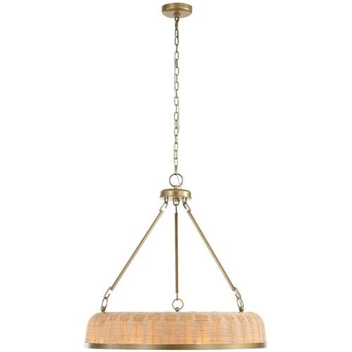 Uttermost 21635 Ladakh Pendant Weathered Brushed Brass - Picture 9 of 11