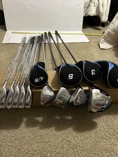 Ram G Force 9 Piece Golf Set Driver 3W 5W 4/5 Hybrid 6-PW Reg Flex RH New & Used