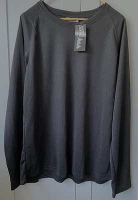 WFS Element Gear Mens 2XL Black Long Sleeve Pullover Quick-Dry Shirt CTSS-NS-01