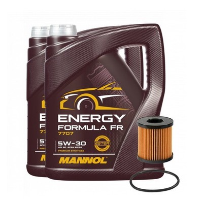 Servicekit SCT SH 4035 P Ölfilter, MANNOL 7707 FR 5W-30 Motoröl, 10 Liter