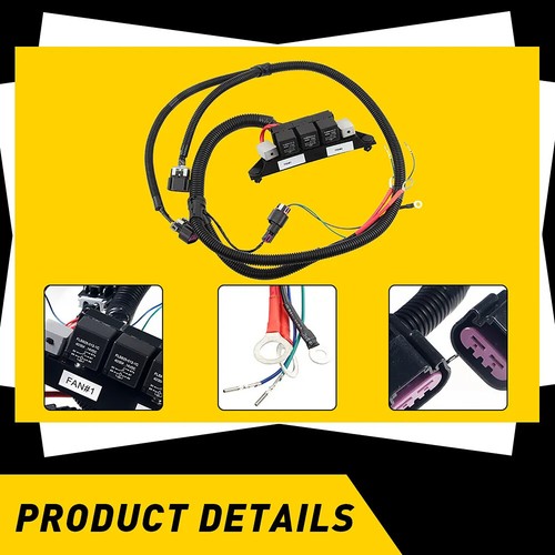 Freestanding Electric Fan Wire Harness For Chevy Silverado Tahoe OEM 674-00923 - Picture 9 of 12