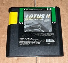 Lotus II 2 Sega Genesis Video Game Cartridge Only