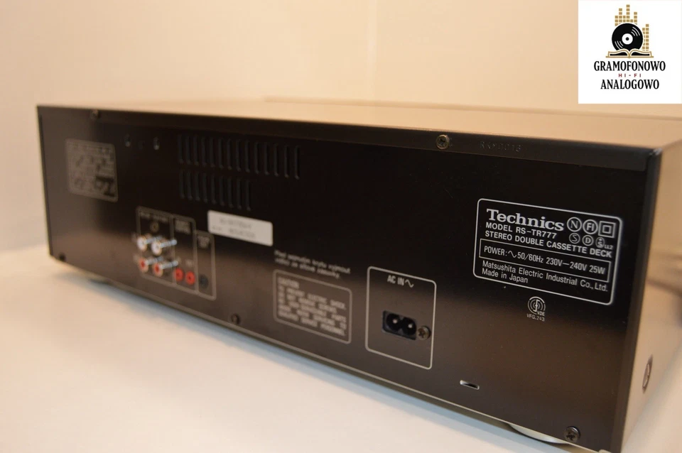 Technics RS TR 777 Doppel Tape Super Zustand HI-FI - Bild 4 von 4