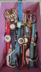 23 VINTAGE Estate Women's Watches Lot Versace Stuhrling Timex