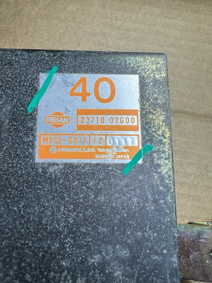 Nissan D21 Pathfinder 1986 2,4 L MT 4x4 ECU ECM MECS-G011 23710 07G00 Foto 2 de 4