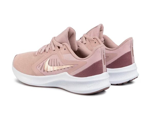 Schuh Nike Downshifter 10 Damen Rosa Kaufen Sie Grau/Rosa/Weiß