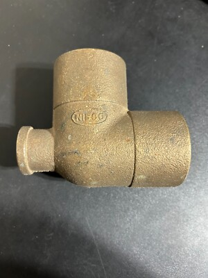 #ad NIBCO BRASS COPPER TAP HEEL TEE 2quot; x 3 4quot; PRESSURE SWEAT. MADE IN USA $30.00