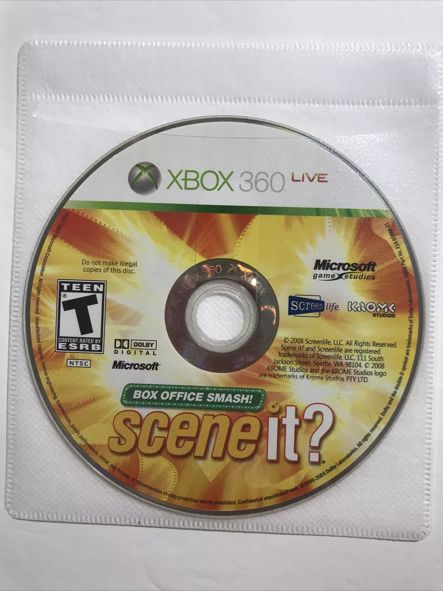 Scene It?: Box Office Smash - Xbox 360 Game in 2023