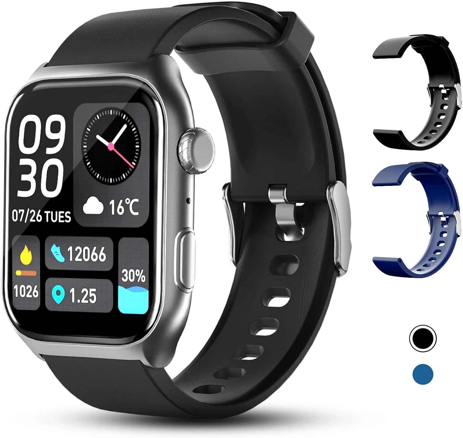 Smart Watch Women Men with Phone Function Wristwatch Sport Watch for Android iOS