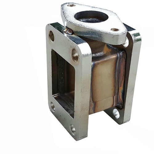 T3 to T3 Flange Adapter with 38mm External Wastegate Exhaust Manifold Adapter - Foto 3 di 6