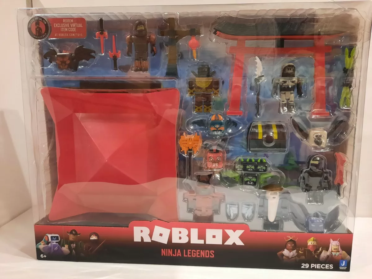 Roblox Ninja Legends 29 Pieces Playset 6 Figs + Accessories