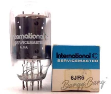 International 6JR6 Beam Power Sweep Black&White TV Audio Vacuum Tube Valve- Bang