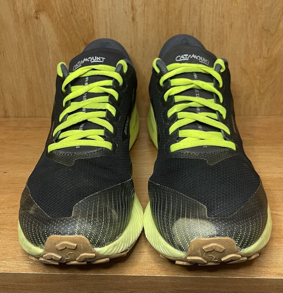 Brooks Catamount Men Size 12 Trail Running Walking Shoes Sneakers Dark