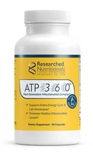 Researched Nutritionals ATP 360 Mitochondrial Supplements - ATP Supplements w...