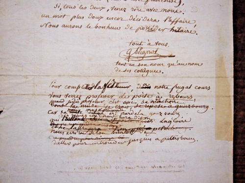Vesoul 1807 lettre autographe de G Peignot celebre bibliographe francais - Picture 4 of 4