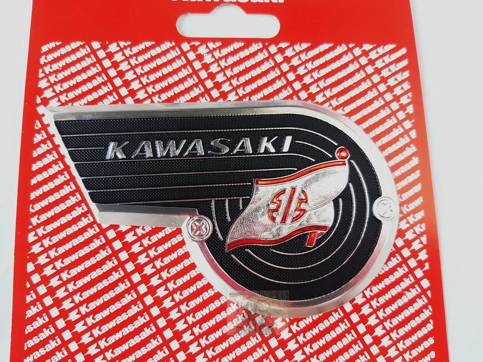 Fuel Tank Emblem L/R FOR Kawasaki A1 A1SS A7 A7SS W1 W2SS C2SS C2TR B1 New - Image 3 of 4