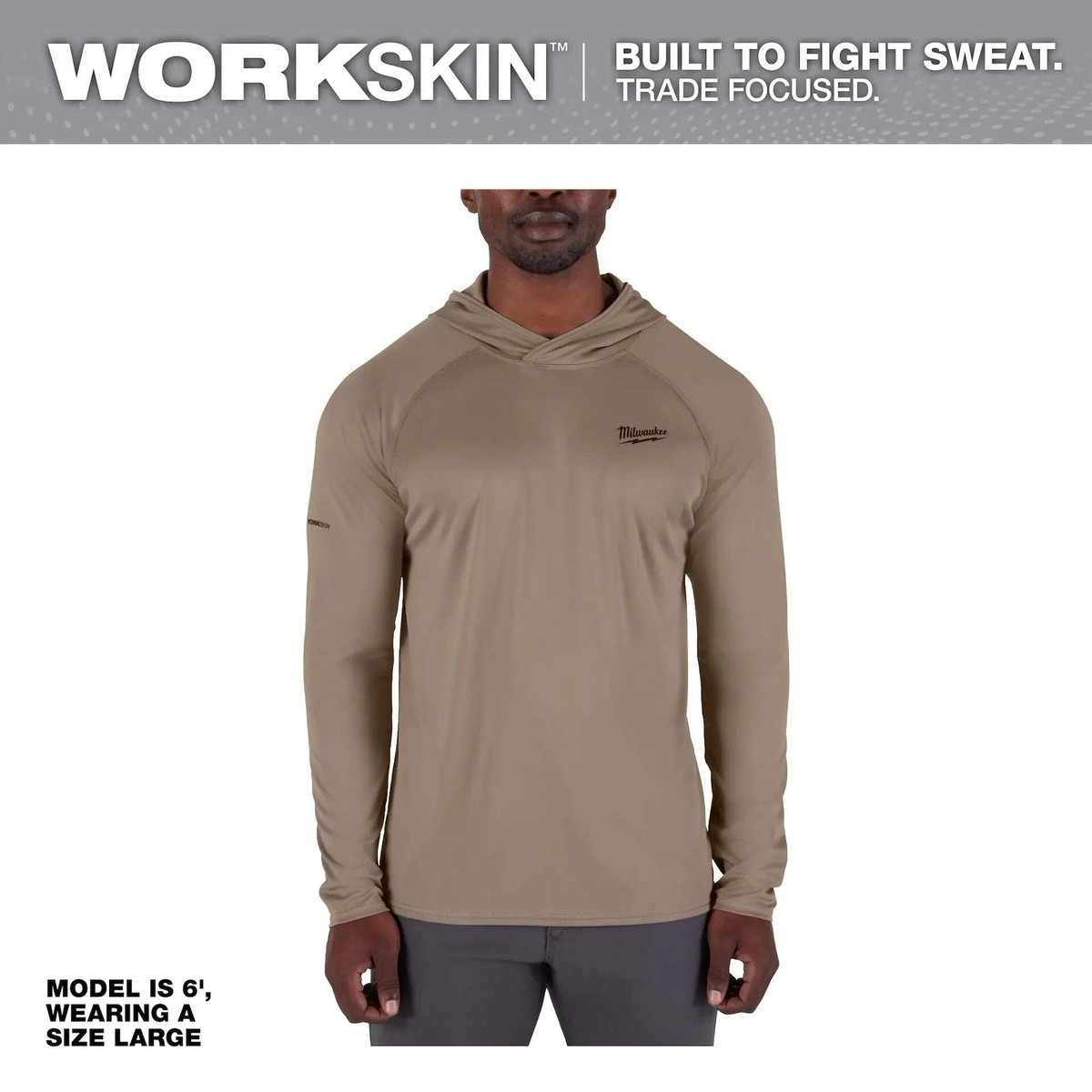 Milwaukee M550 WORKSKIN™ Hooded Sun Shirt | eBay