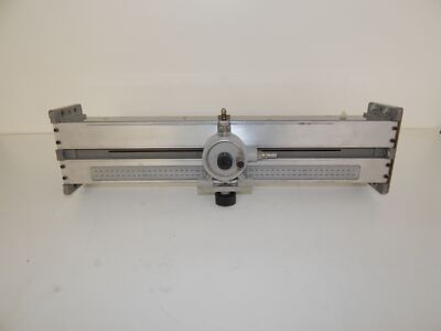 *LL* STARRETT C635 RULER MOUNTED ON 24'' MICROWAVE ATTENUATOR   (DZH86)