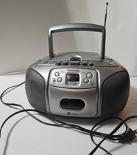 Vintage General Electric GE 7-4956B AM FM Clock Radio Cassette Recorder