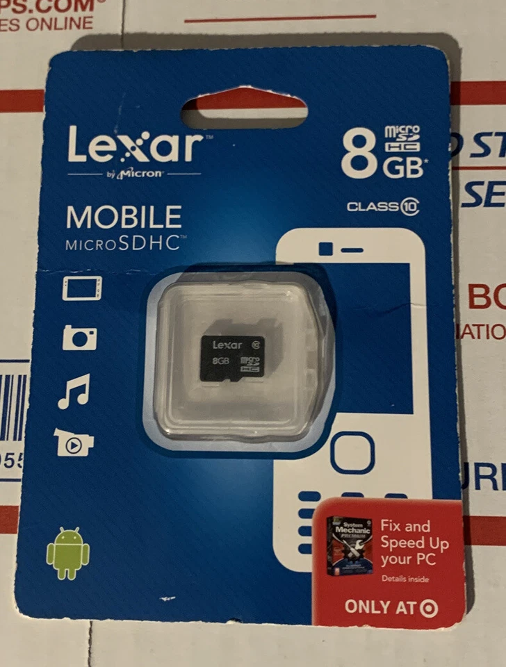 Lexar Mobile Micro SDHC 8 GB Class 10 NEW/FACTORY SEALED - Image 2 of 4