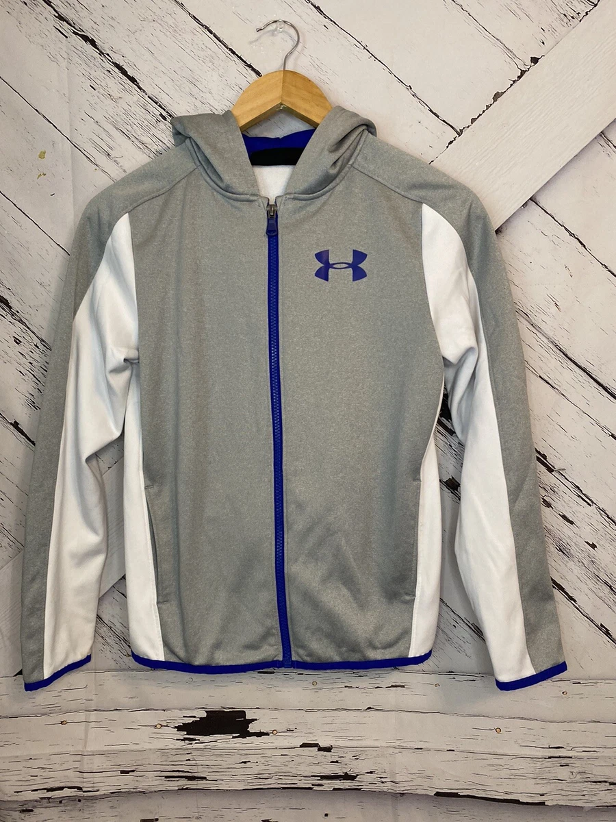 Under Armour, Jackets & Coats, Under Armour Cold Gear Losse Fit Hoodie  Pullover Sweatshirt Top Size Youth Large