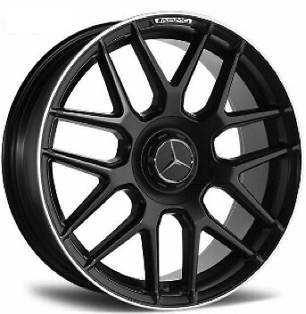 Lot De 4 Jantes Aluminium 17 Pouces Style AMG - Pour Mercedes Citan, Vito, Classe V - 7Jx17 ET38