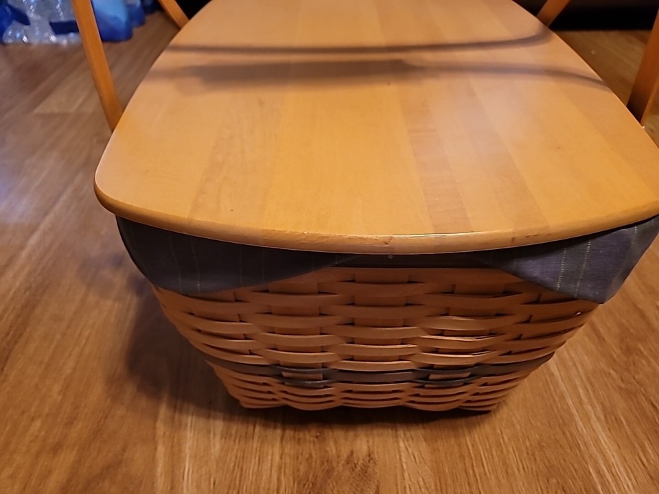 Longaberger 1999 Collectors Club LARGE FAMILY PICNIC Basket Complete