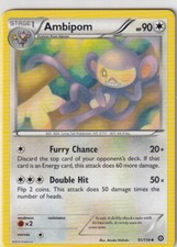 Pokemon Carte XY Chaudière à Vapeur Numéro 91/114 Ambipom Anglais