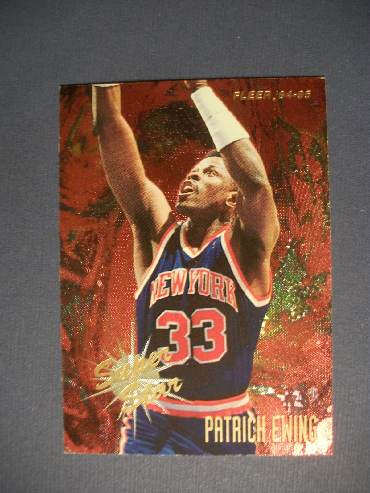 PATRICK EWING 1994-95 Fleer Super Star #2 Knicks
