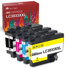 4 Pack LC3033 XXL Ink Cartridge for Brother LC3033 MFC-J995DW MFC-J805DW SET