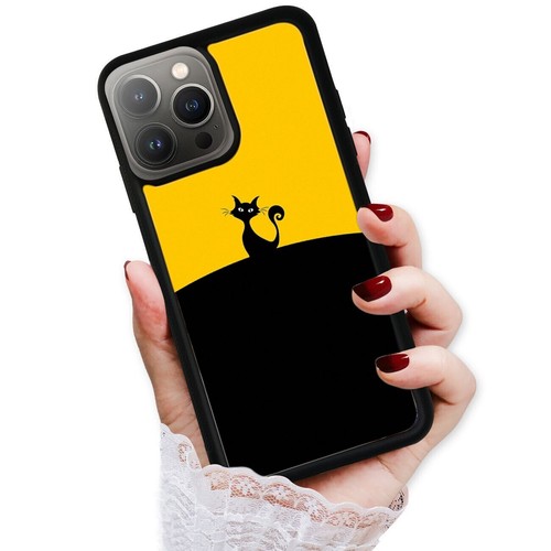 Deluxe Case For iPhone SE4 16E 12 13 14 15 16 Pro Max Design Outline Cat Pattern - 第 18/25 張圖片