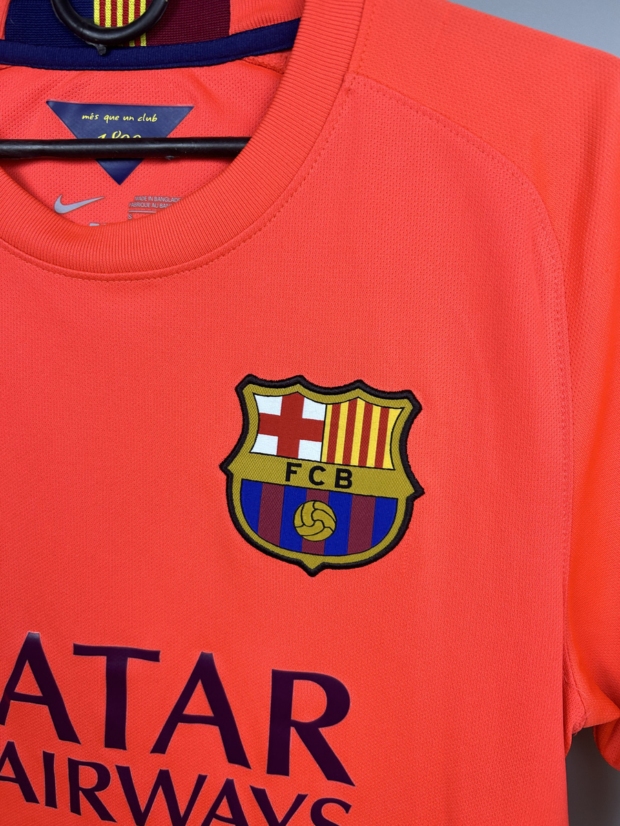 Barcelona 2014 2015 Away Football Shirt Soccer Jersey Nike 610595