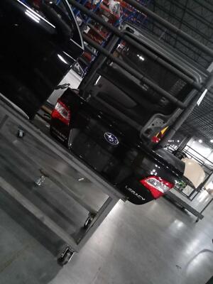 2018 Subaru Legacy Black Deck Lid OEM 57509AL00A9P w/Spoiler, 55K Miles