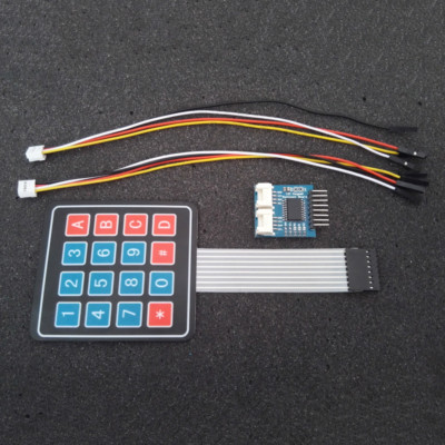 I2C Keypad Backpack Board I2C keypad Module 4 x 4 Matrix Array 4 pin Female Jump