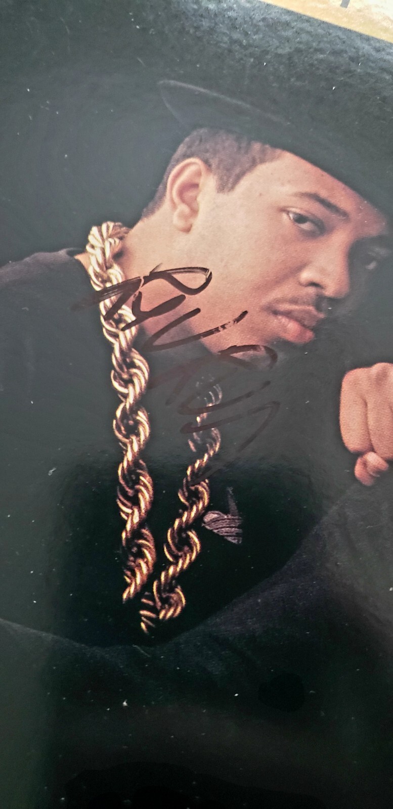 AUTOGRAPHED RUN DMC Greatest Hits LP Signed ALL Members in 1997 JAM