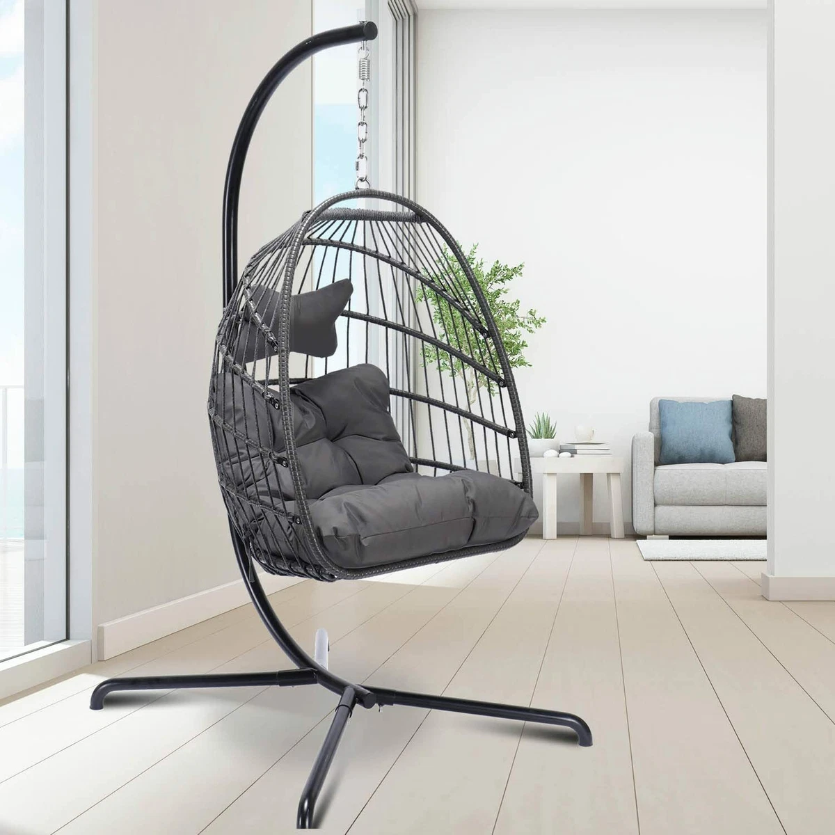 Hanging couch swing 2025 indoor