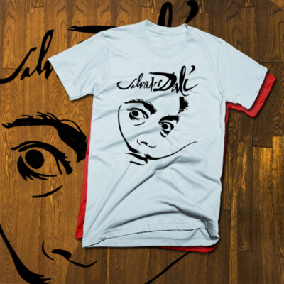 Art T-Shirt Picasso Da Vinci Salvador Dali Cubism Abstract Surrealism Cotton Tee