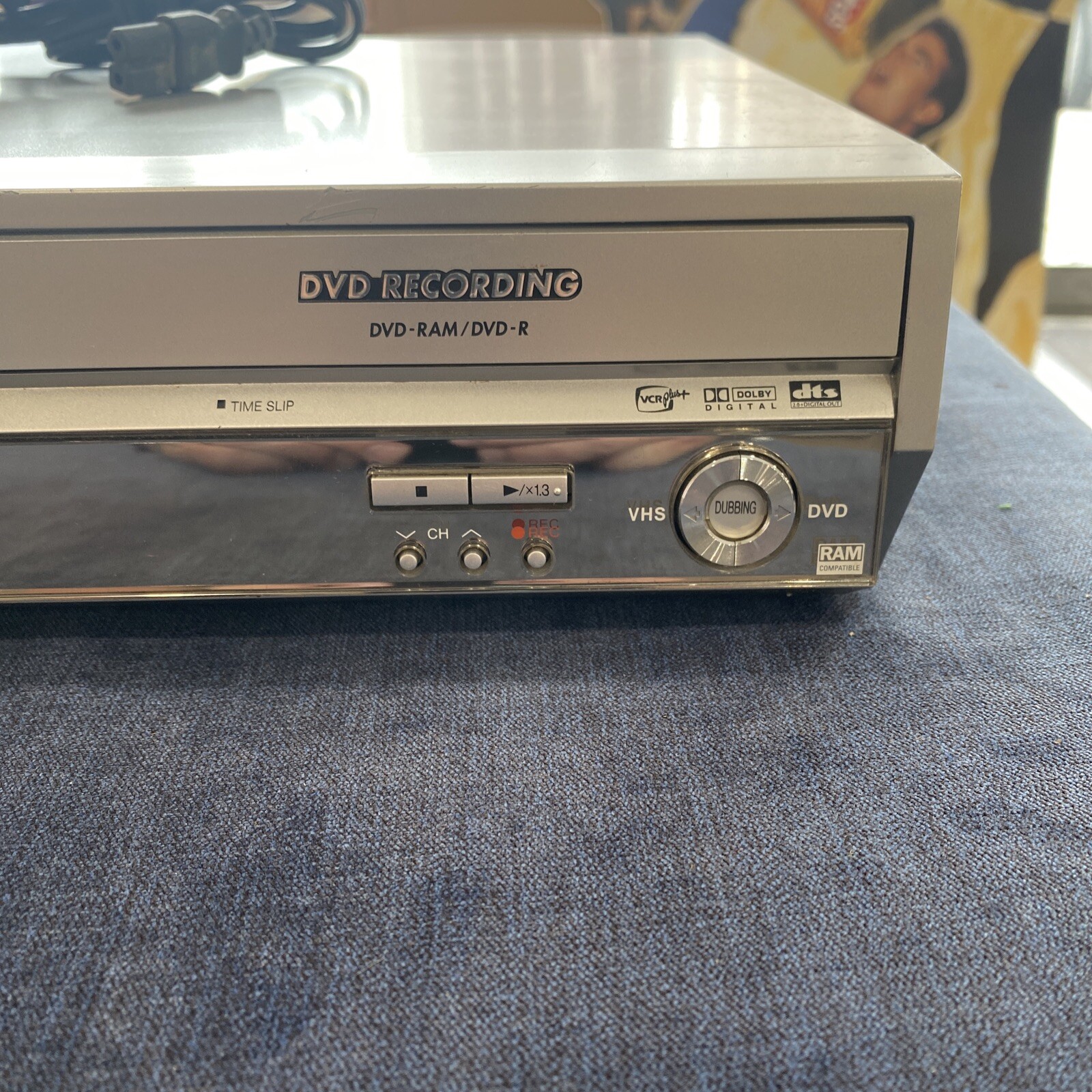 PANASONIC DMR E75v VHS DVD DVR VCR Player DVD RECORDER No Remote Works eBay