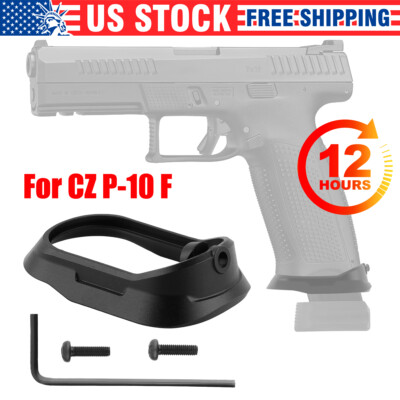 For CZ 10F Aluminum Magwell For CZ P-10 F CZ P10F EMPs MAG Assist 9mm New Black