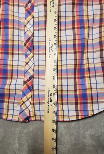 Camisa Talbots Ligera a Cuadros Abotonada XL Manga Larga Colorida - Imagen 6 de 16