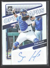 Sam Huff 2022 Donruss Optic Optigraphs Holo #OG-SH AU Texas Rangers